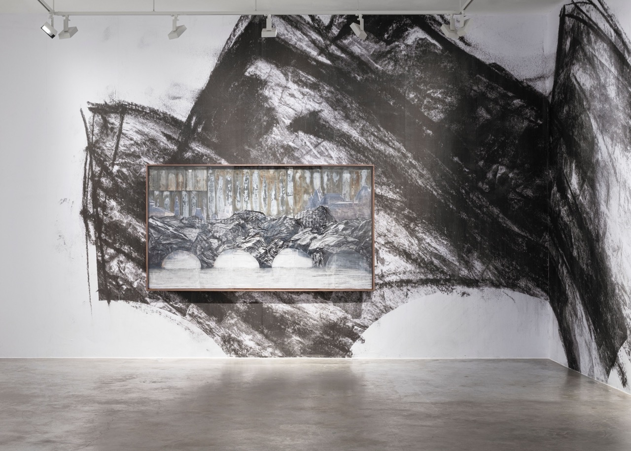 Croquis de La Caverne expos&eacute;s &agrave; la Galerie Perrotin